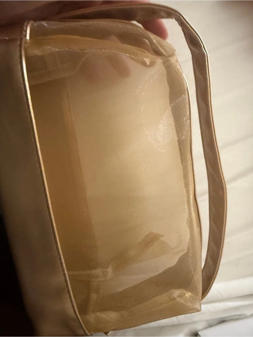 ❤️ 3/$25 Ulta Beauty Gold Mesh Cosmetics Bag
